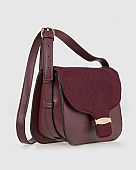 Verde Γυναικεία Τσάντα Χιαστί 16-8294 Burgundy : 2