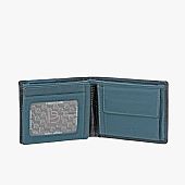 Ανδρικό Δερμάτινο Πορτοφόλι BARTUGGI 521-974 Black/Blue : 2