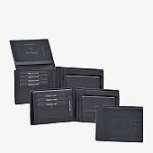 Ανδρικό Δερμάτινο Πορτοφόλι BARTUGGI 507-1487 Black : 2