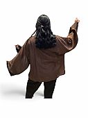 Πουκάμισο Over size Ημιδιαφανές 26535 Brown : 2